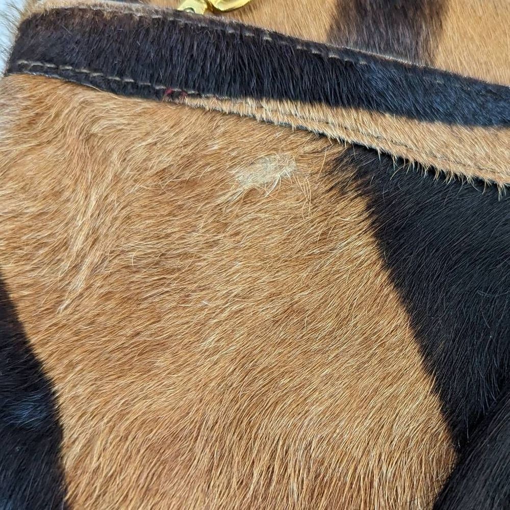 Justified Hunt Evil Eye Natural Hair on Hide Purse - Picture 10 of 12